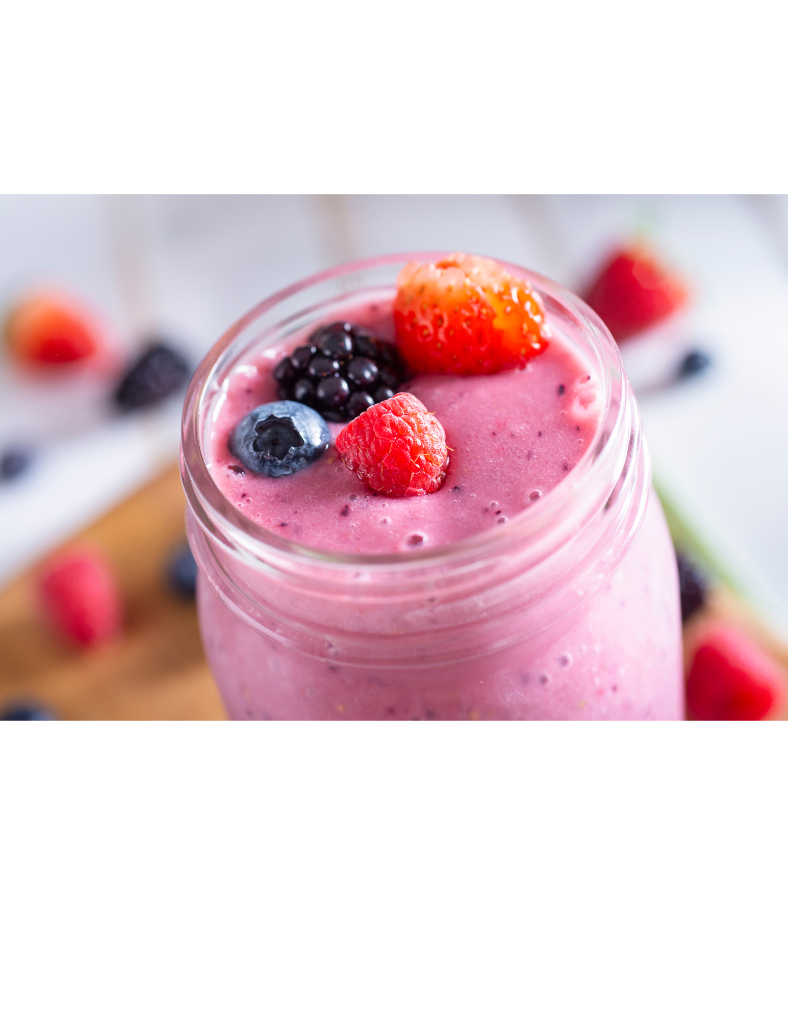 Mixed Berry Smoothie Boston Medical Center